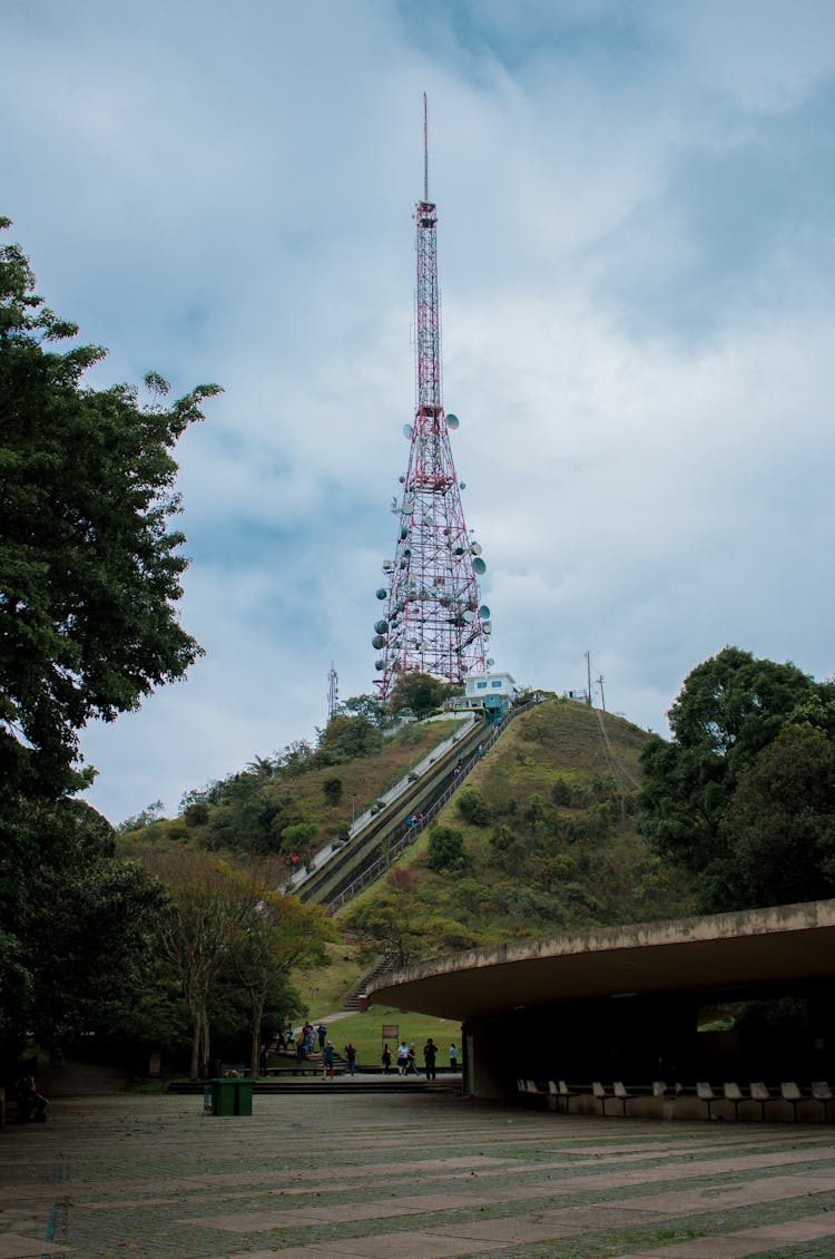 Gray Metal Tower