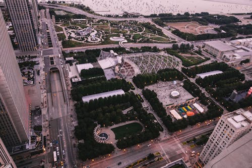 High-angle Photo of Buildings