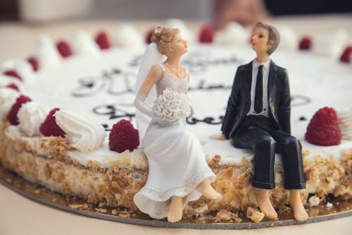 Free Wedding Couple Figurine Stock Photo