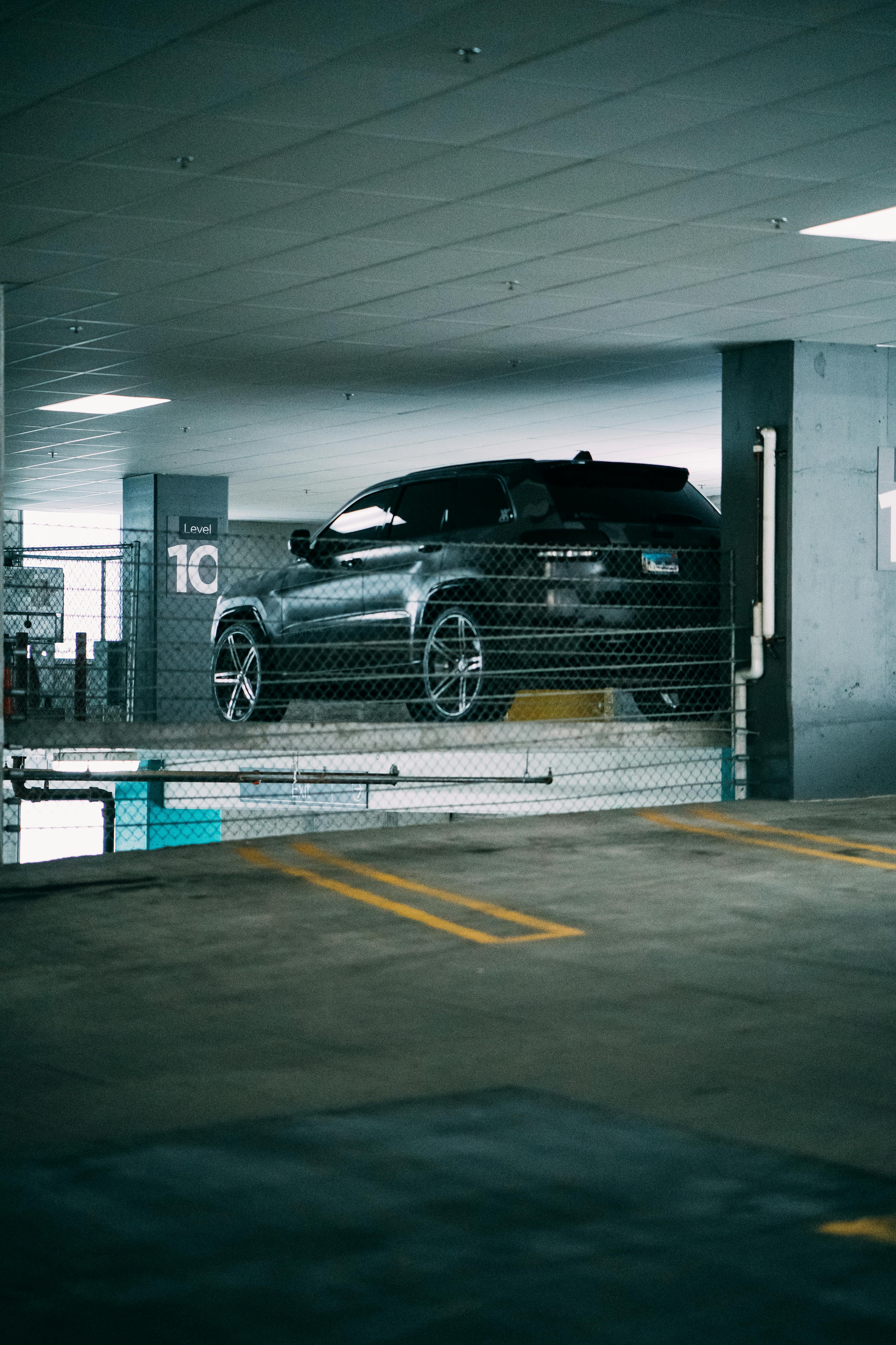 Black Car on Garage · Free Stock Photo