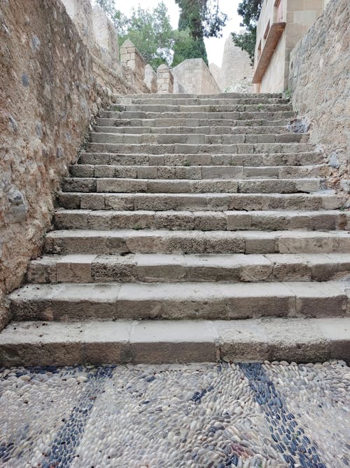 Ancient steps to the castle