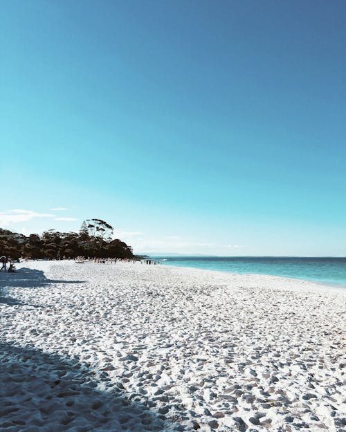 White Beach Sand and Shoreline