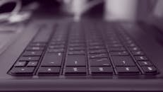 Selective Blur of Black Computer Keys