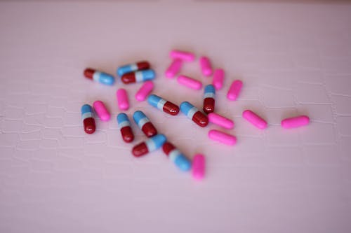 Free Medication Capsules Stock Photo