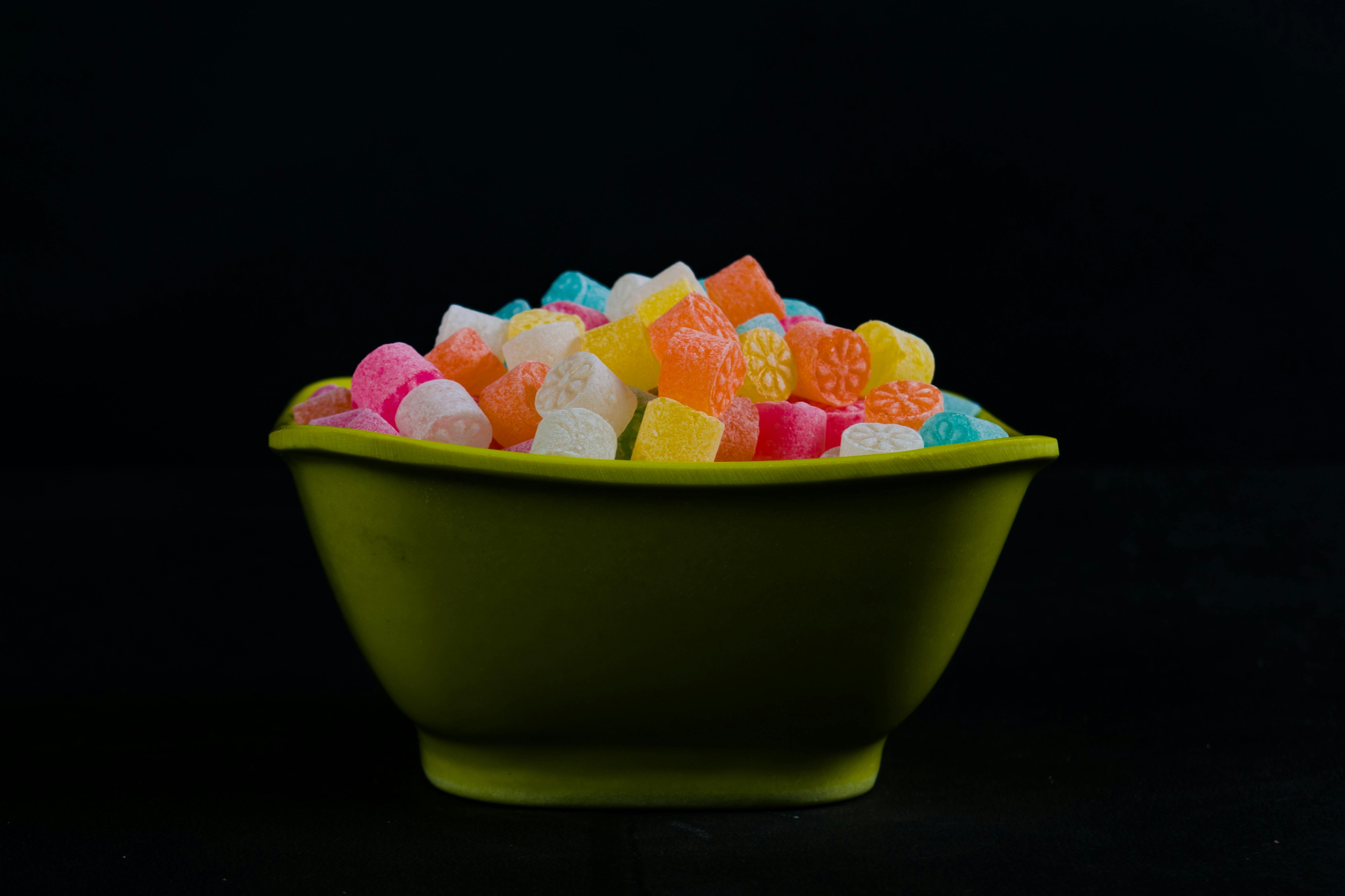 Bowl of Gummies \u00b7 Free Stock Photo