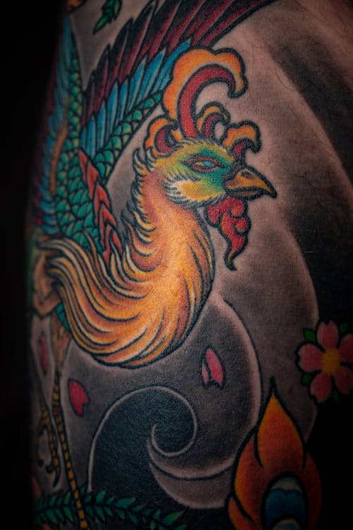 Peacock Arm Tattoo
