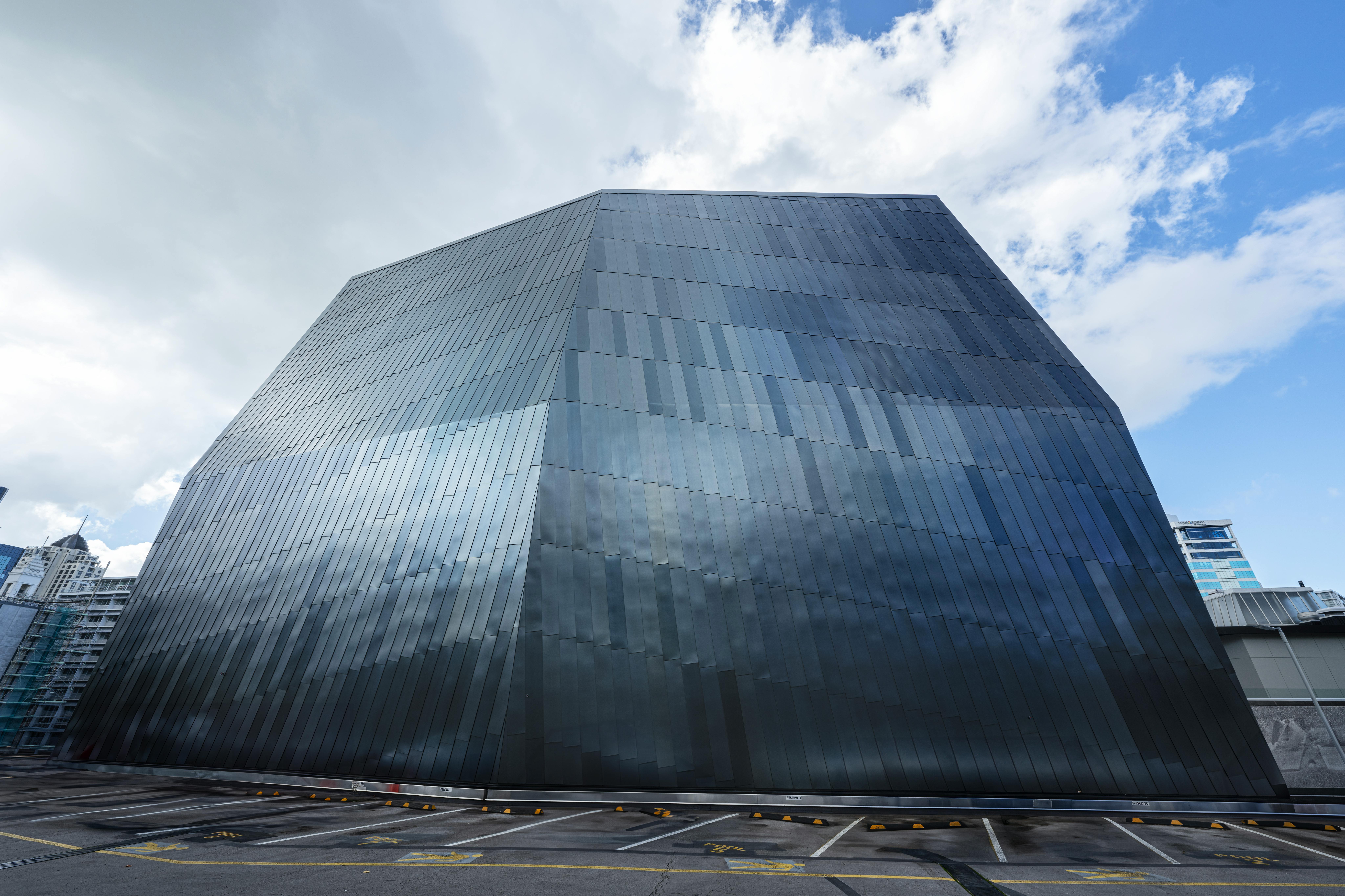 Sleek modern building in Auckland, New Zealand, showcasing contemporary architectural design. - Rotorua