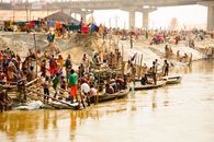 People Riding on Boat on River