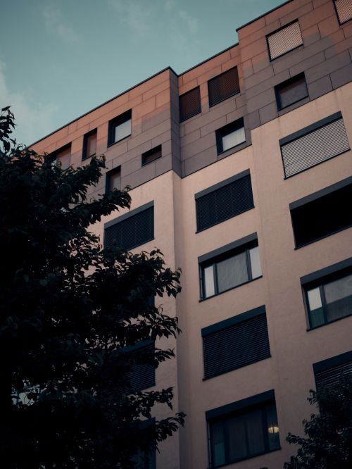 Free Contemporary apartment building facade in Bratislava at daytime. Stock Photo