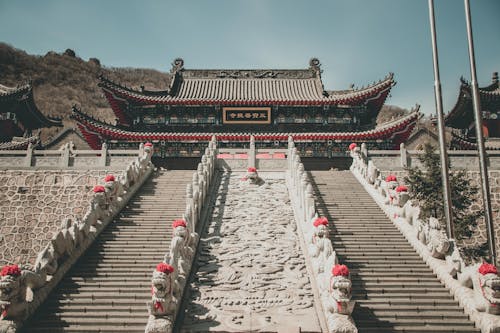 Temple With Stairs