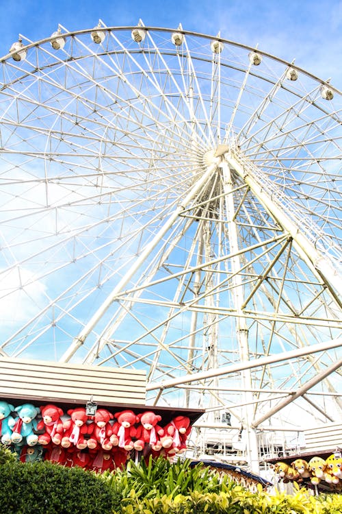 Low Angle View of Ferris Wheel