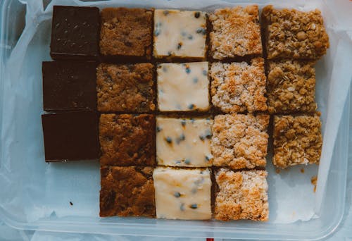 Assorted Cookies In Plastic Container