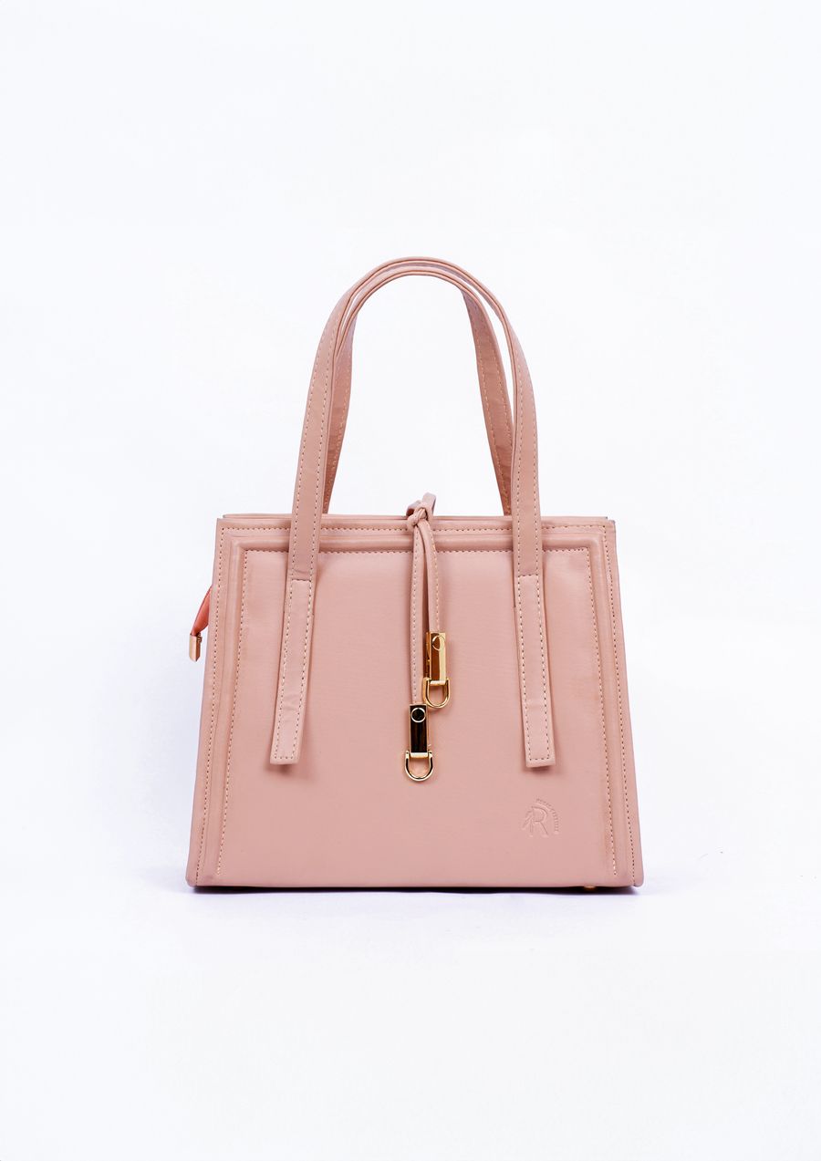 Leather handbag product photo