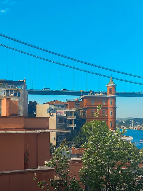 bosphorusbridge, 伊斯坦堡, 博斯普魯斯 的 免費圖庫相片