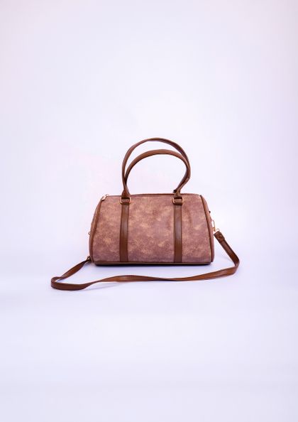 Brown leather handbag with handles and strap — Muneeb Malhotra on Pexels