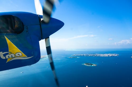 Foto d'estoc gratuïta de aigua, aire, aviació