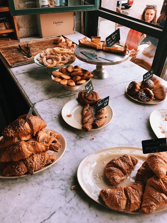 Základová fotografie zdarma na téma chutný, čokoláda, croissanty