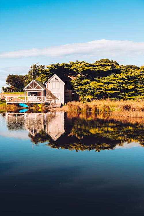 Cabin Gỗ Màu Be