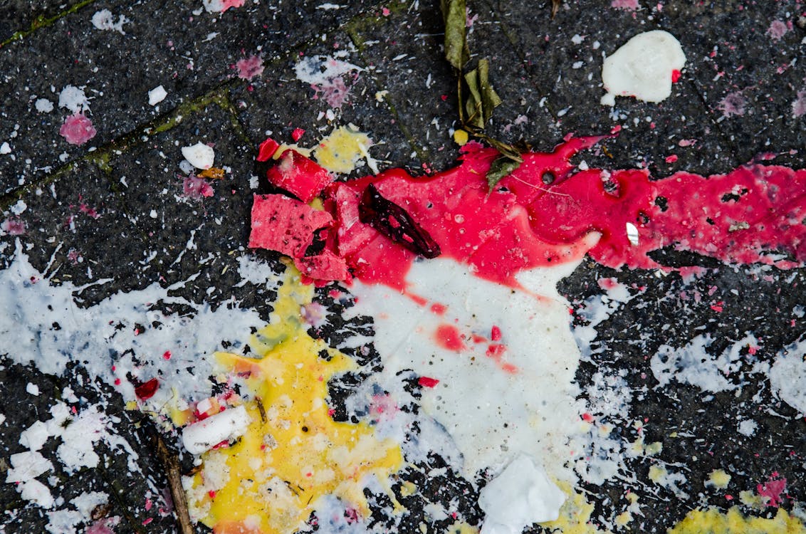 Free Melted Food on the Floor Stock Photo