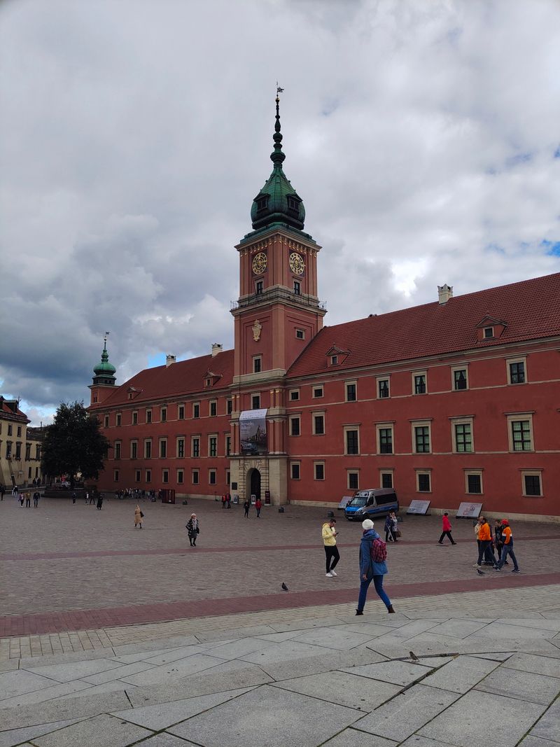 Royal Castle in Warsaw seen from Castle Square