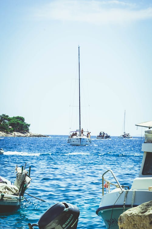 Free stock photo of beautiful landscape, boats, croatia