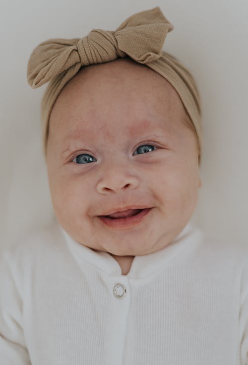 Portrait of a Baby Smiling