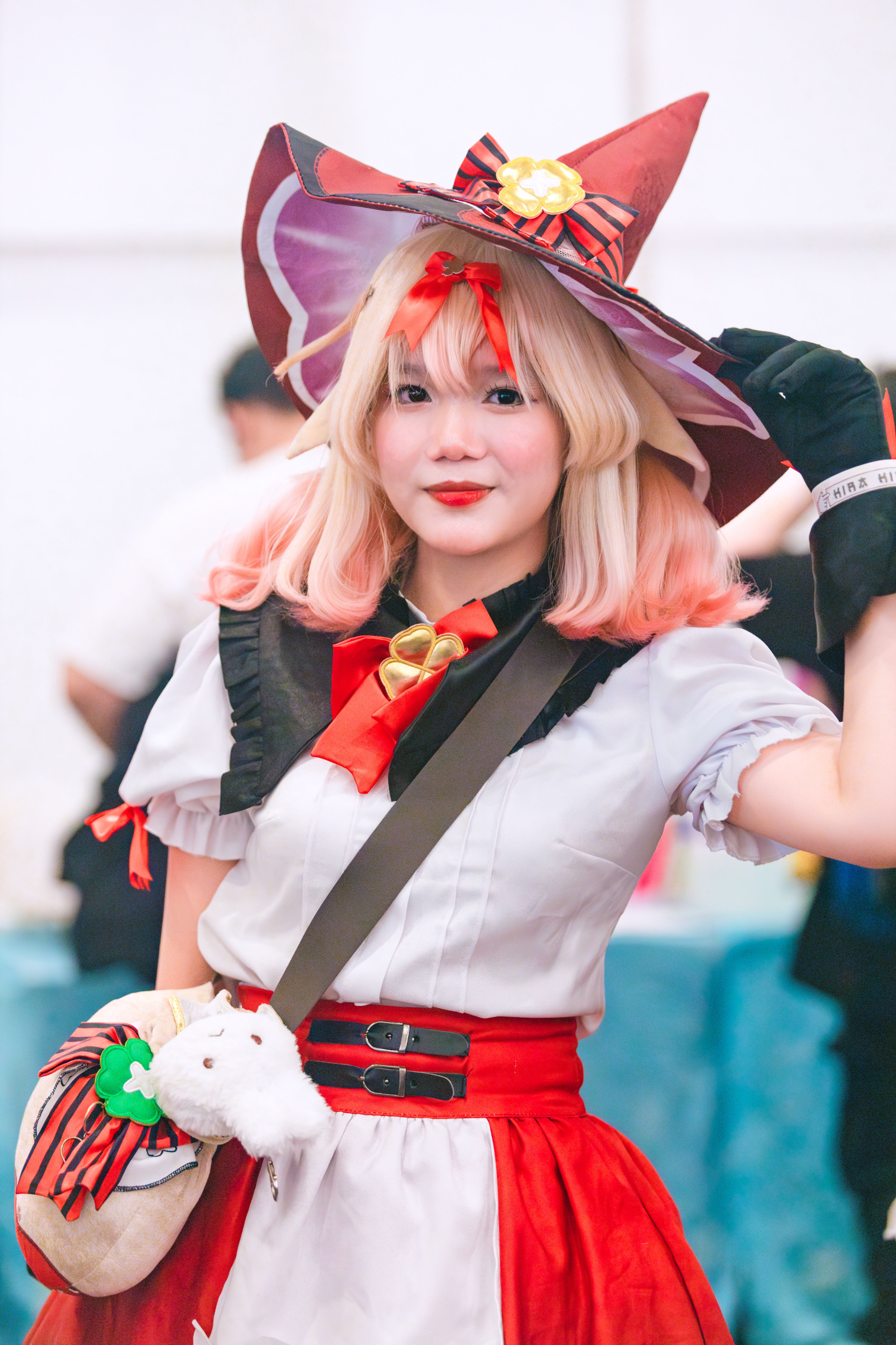Woman Posing in a Costume