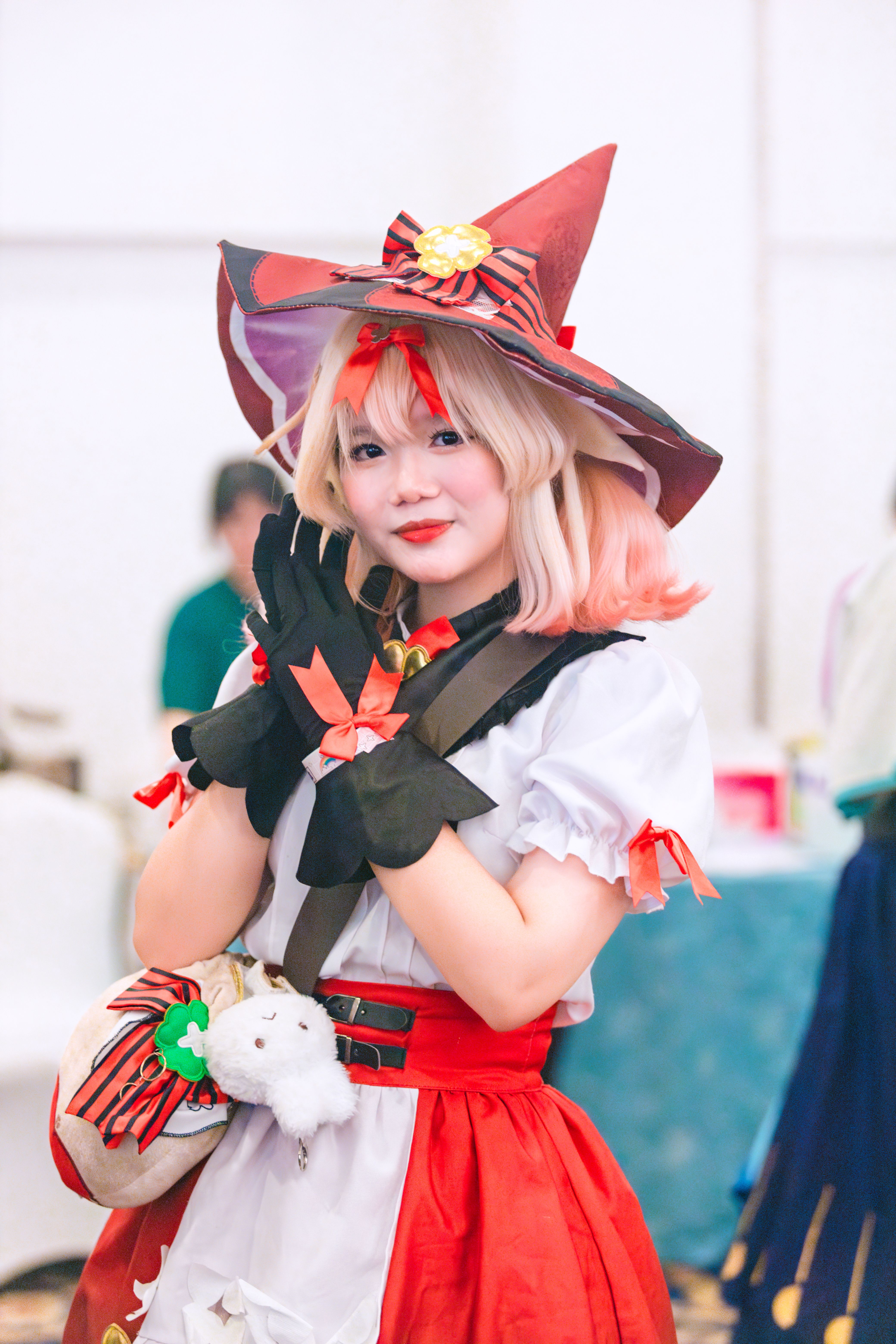 A Woman Dressed in an Anime Character Costume
