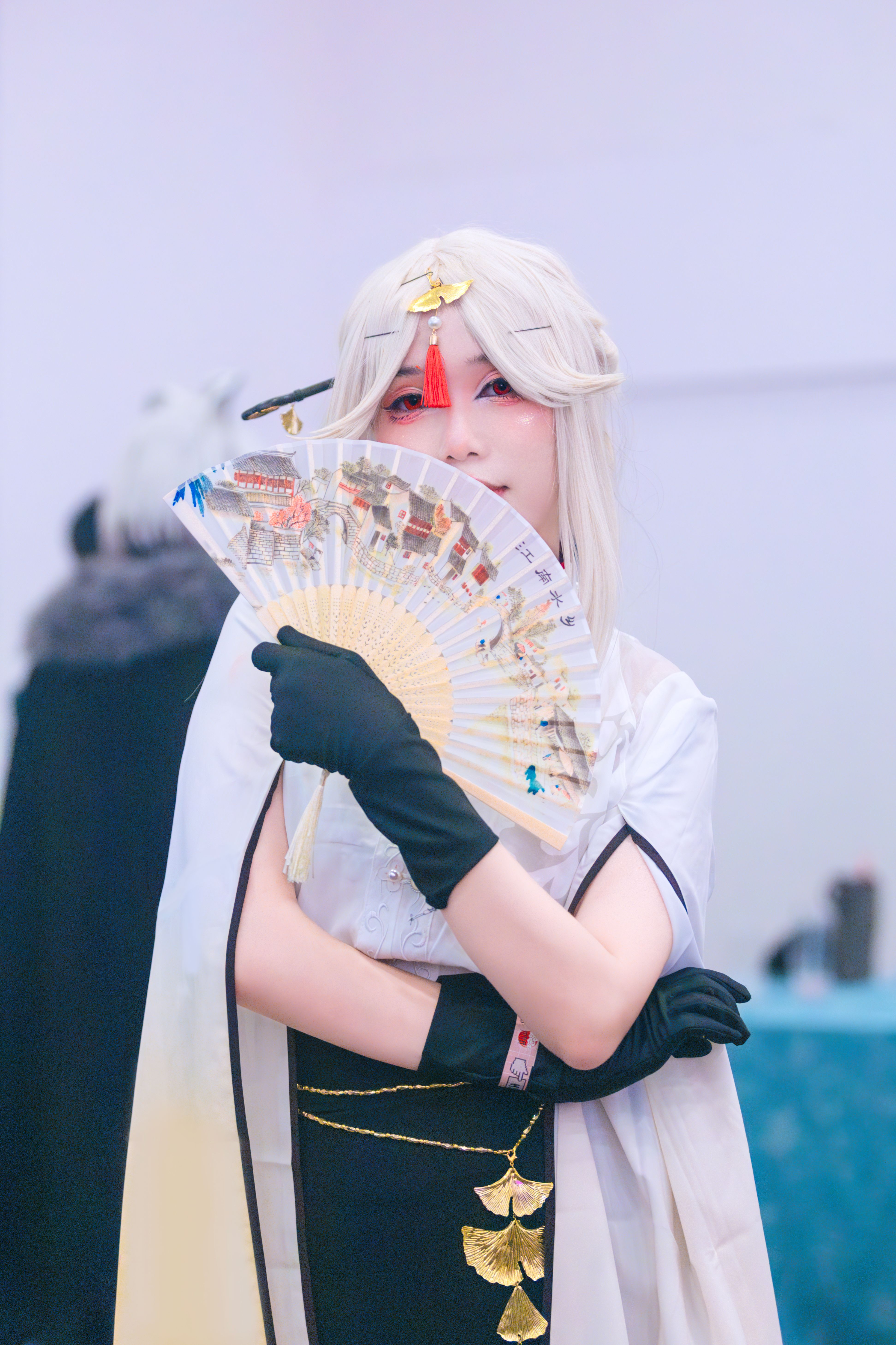 A Woman Dressed in an Anime Character Costume