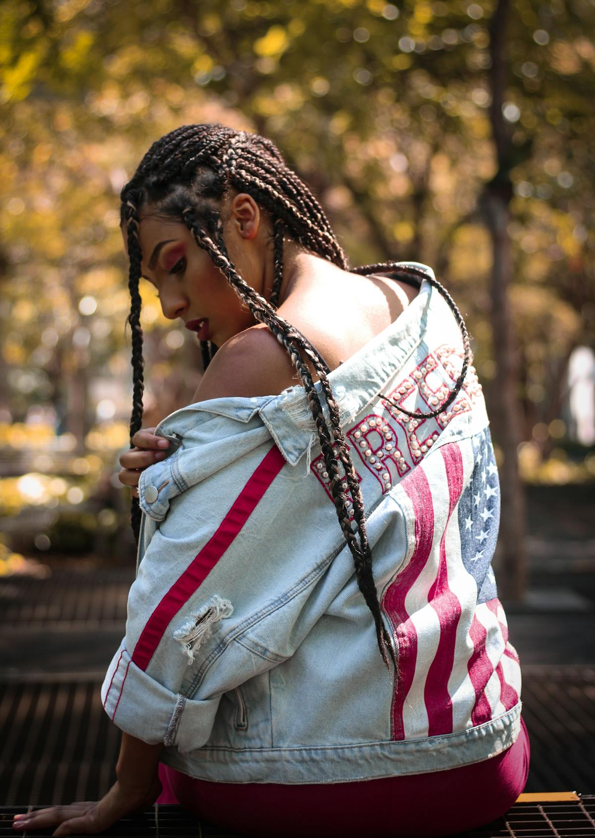 Golden grain field landscape illustration