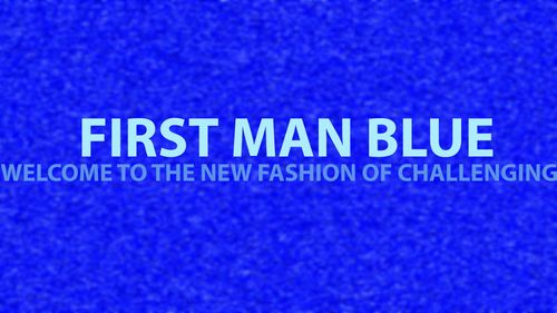 Free stock photo of first man blue Stock Photo
