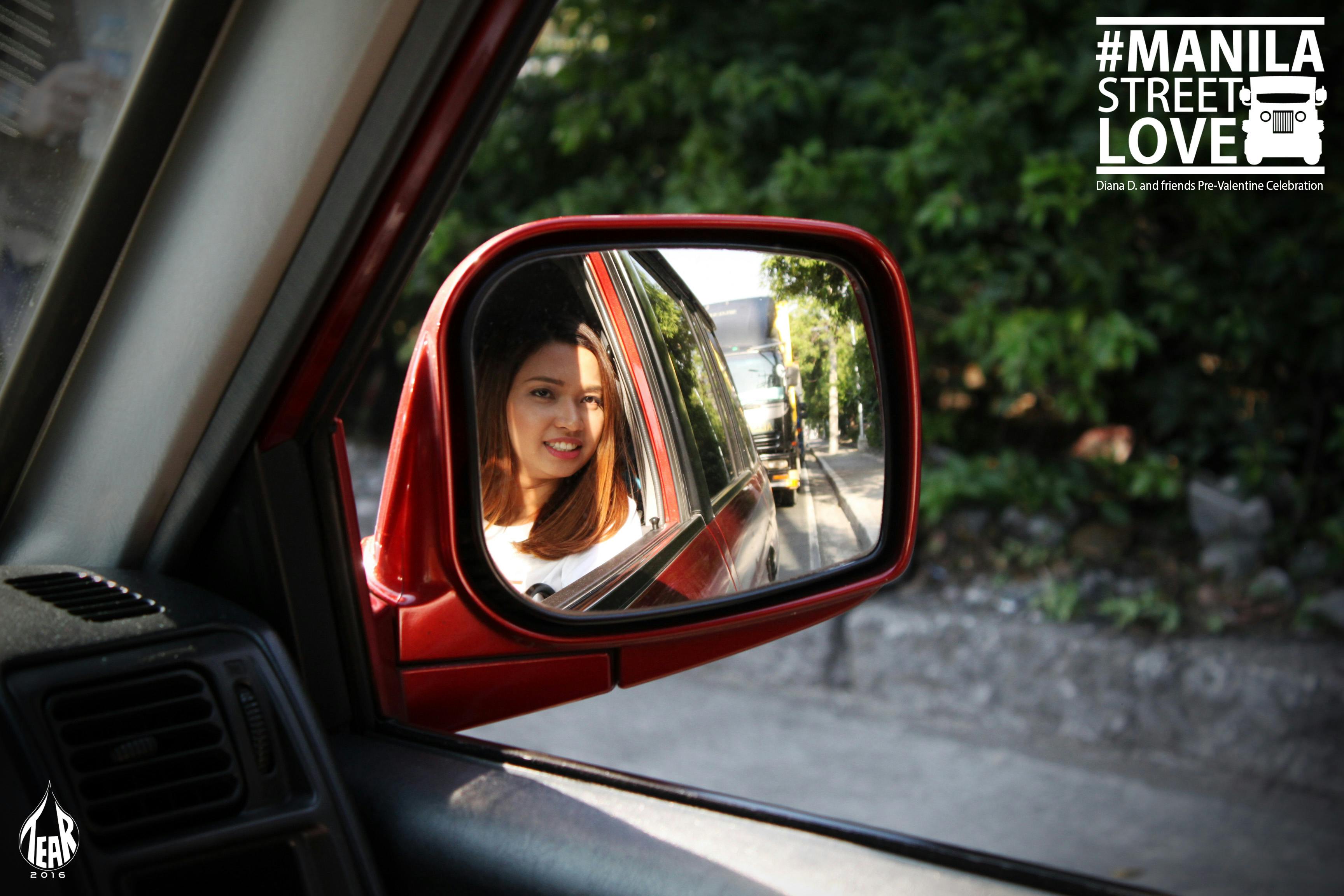 Foto stok gratis tentang manila street love, refleksi, spion samping