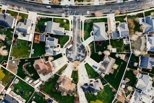 Aerial View of House Village