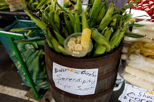 Serendipity Triple Sweet Corns Inside Barrel