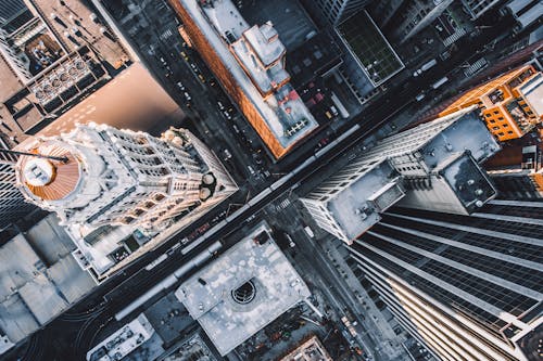 Aerial View of City