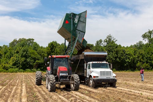 Agricultural Machinery working in Field