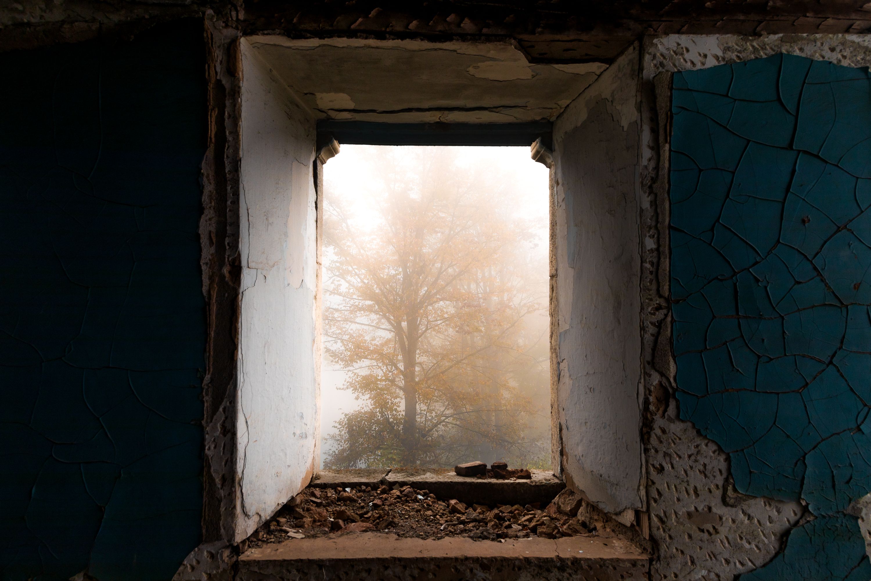 A Window in an Abandoned Building · Free Stock Photo