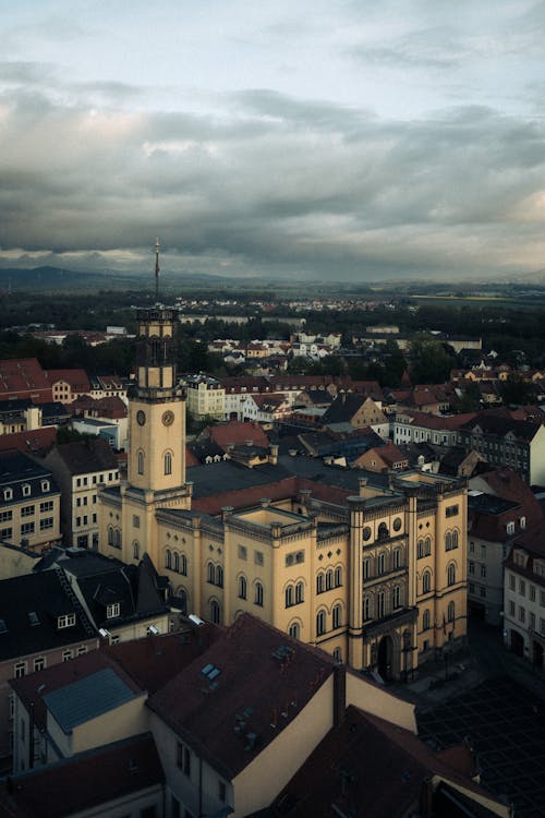 Cityscape of Zittau in Germany