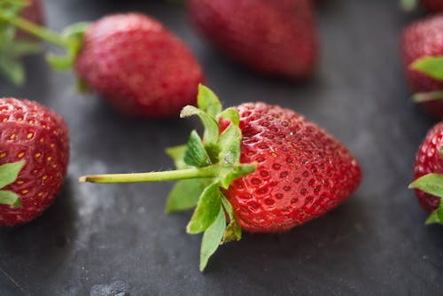 Kostenlos Reife Erdbeeren Stock-Foto