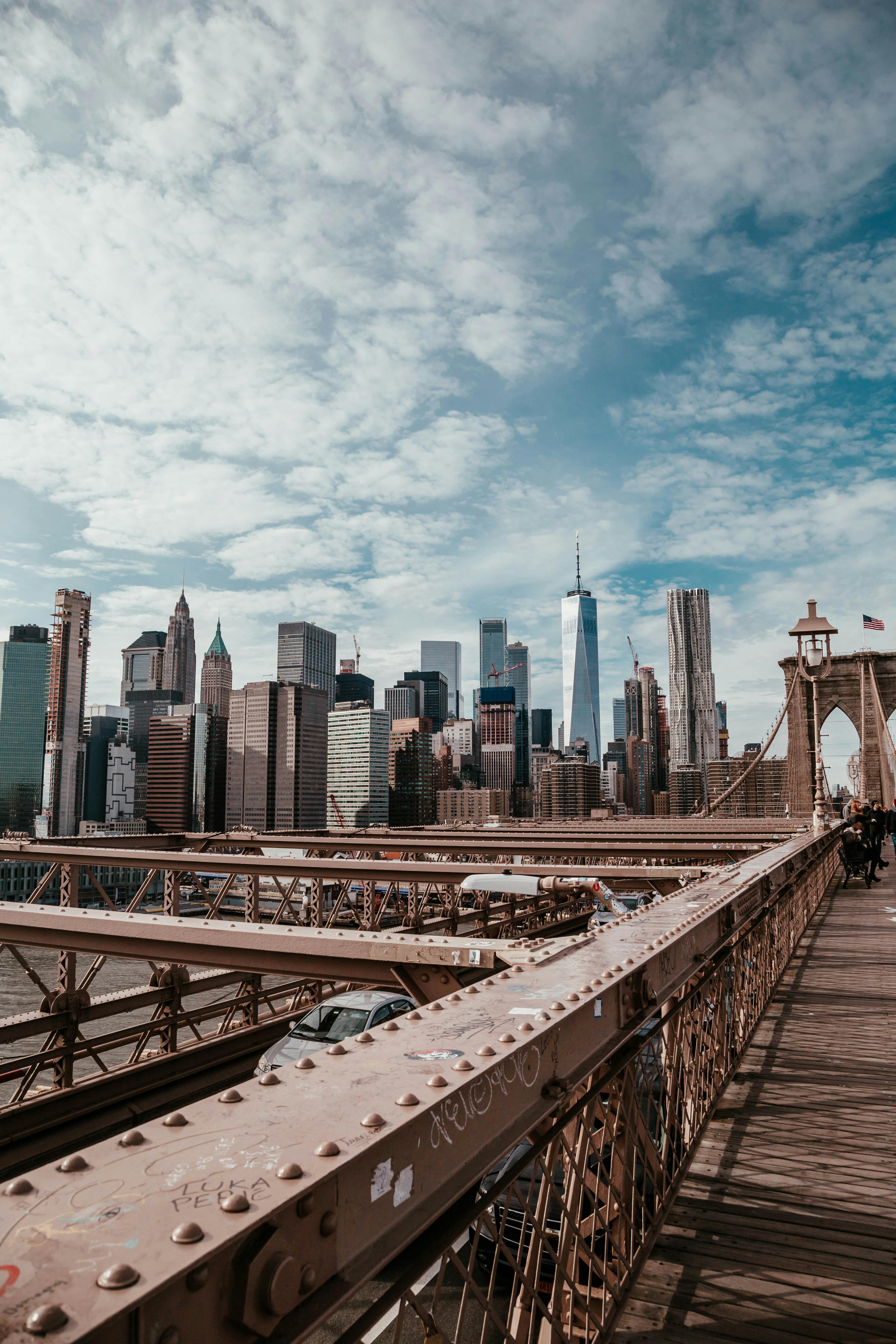 Wallpaper ID 451474  Man Made New York Phone Wallpaper Night Brooklyn  Bridge Cityscape 720x1280 free download