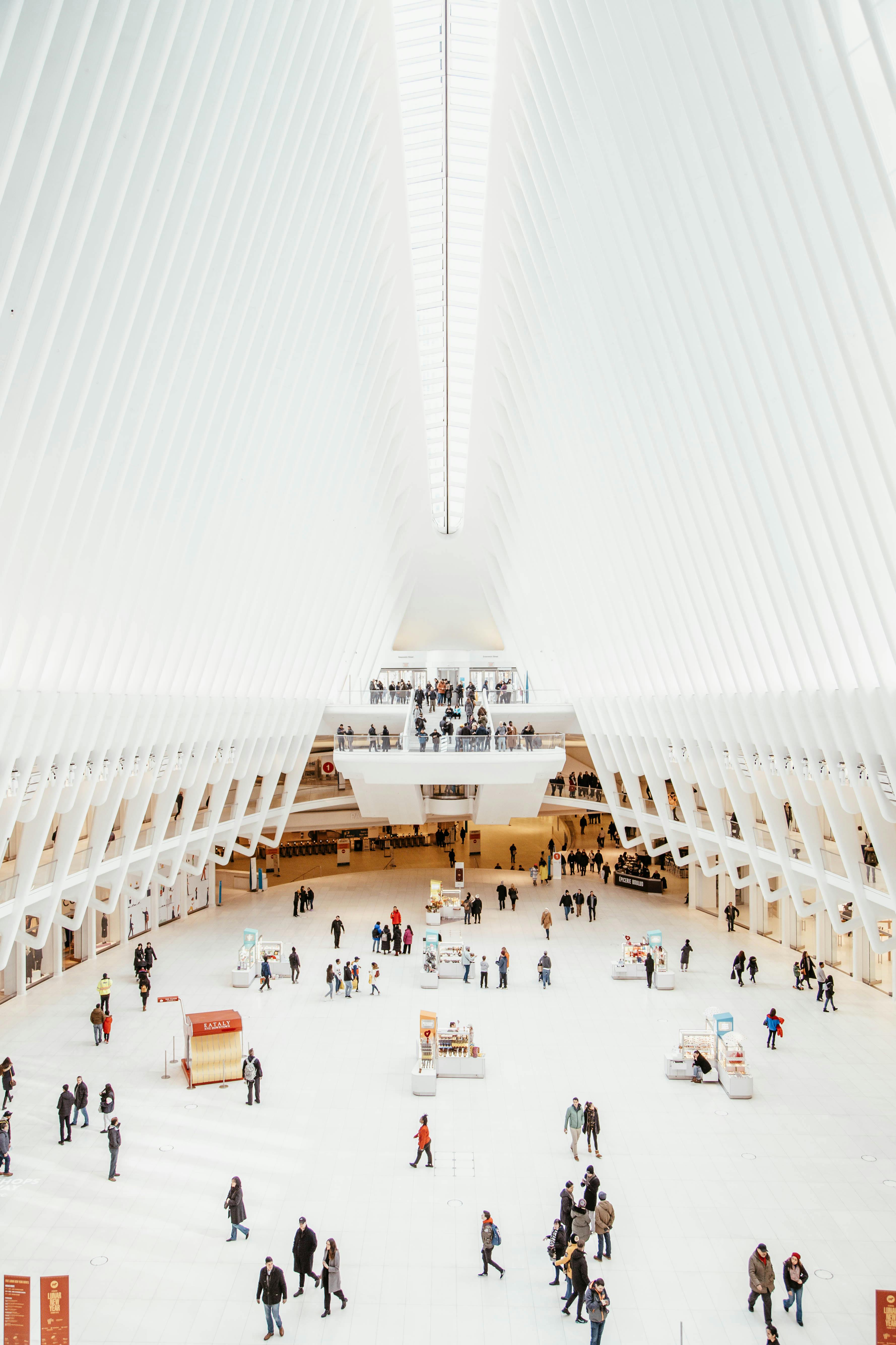 people inside building