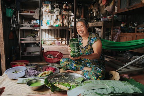 banh tet, 出售, 商人 的 免费素材图片