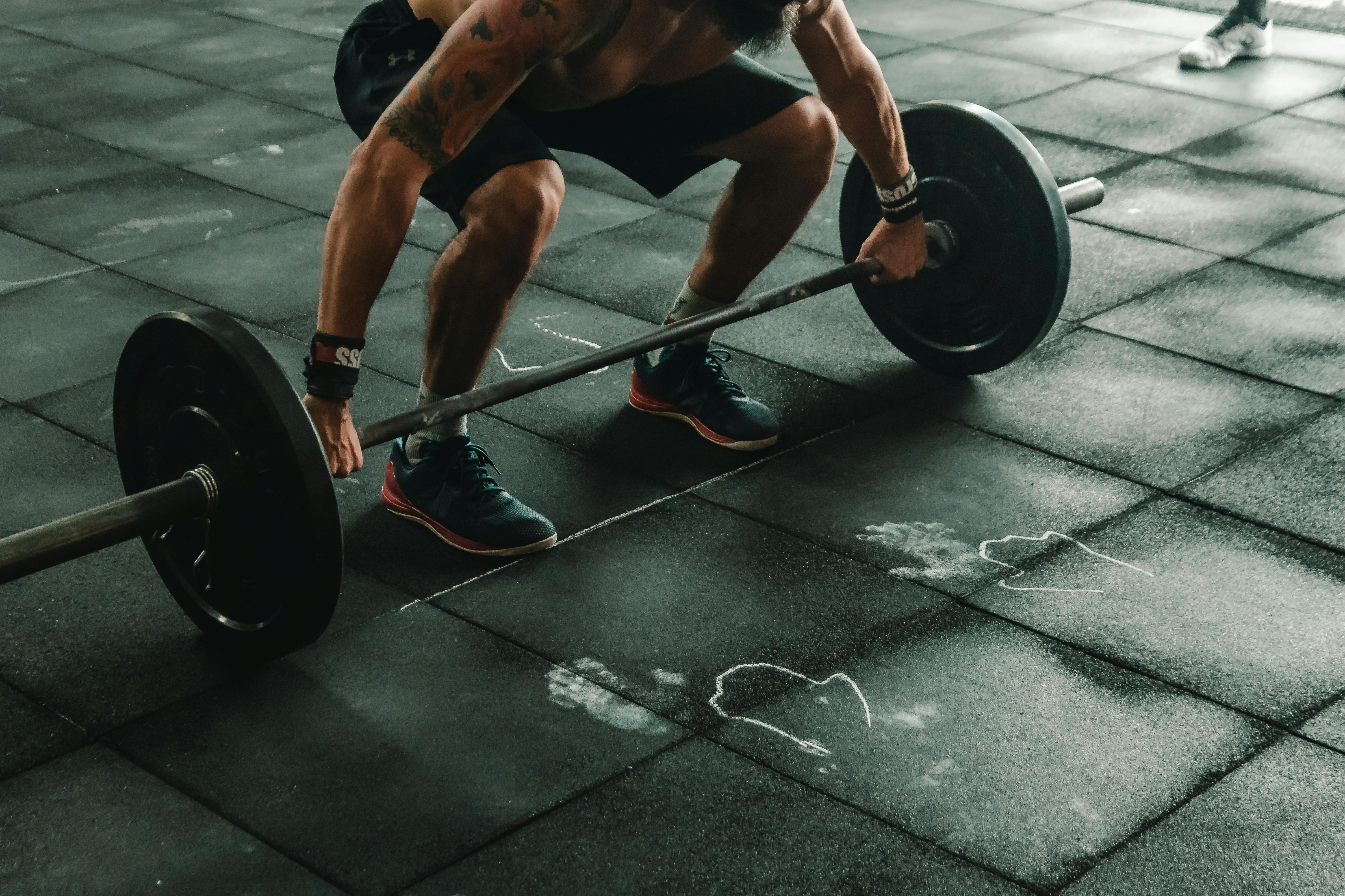 Free Stock Photo of Exercise Words Shows Working Out And Exercised