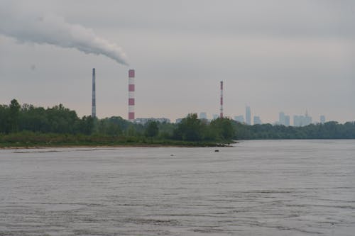 Δωρεάν στοκ φωτογραφιών με Βαρσοβία, βιστούλα, θερμικό εργοστάσιο παραγωγής ενέργειας