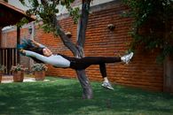 Woman on Mid Air