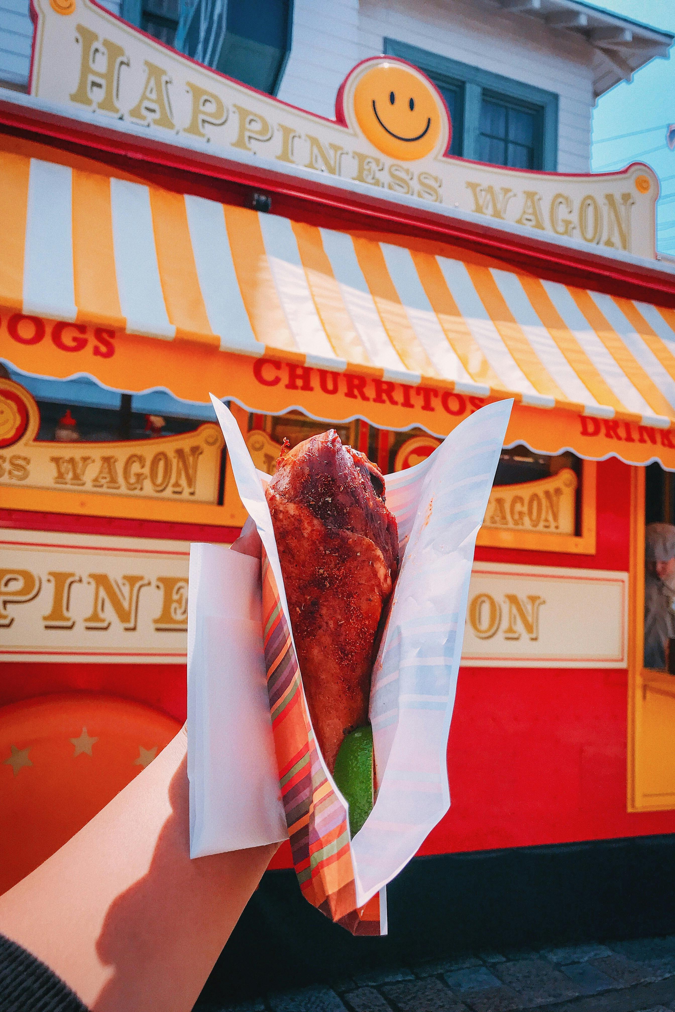 Person Holding Churros
