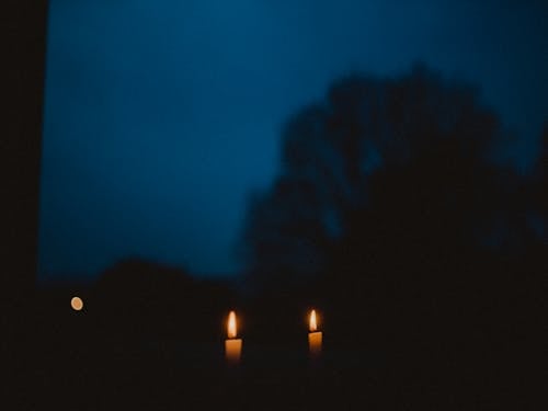 Free Candele Accese Stock Photo