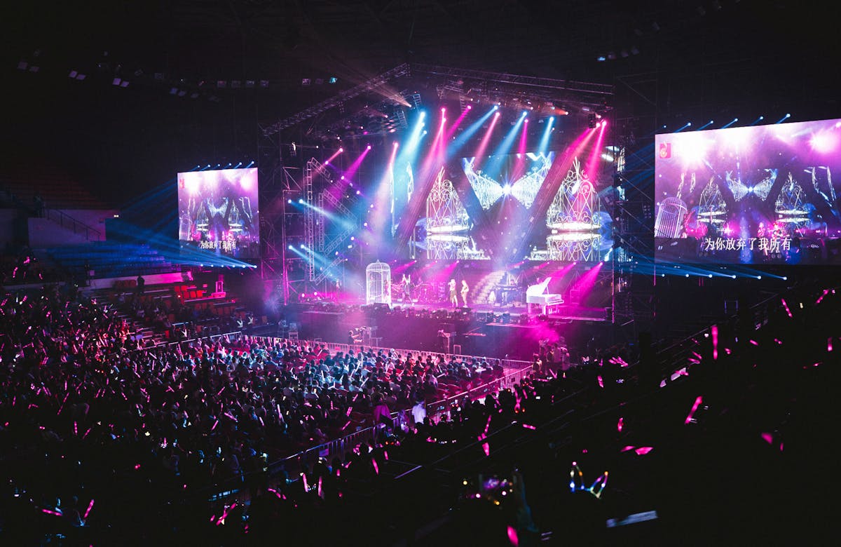 Music Festival SEO Results chart showing increased traffic and conversions