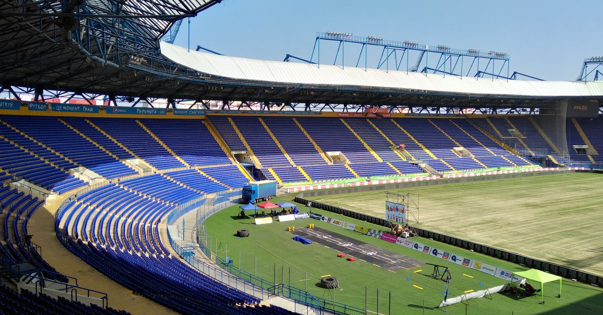 interior of Christ Embassy Loveworld Arena with natural lighting and open sides