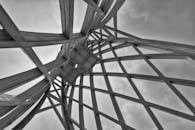 Inside of the Steel Tower in front of Biswa Bangla Mela Prangan in Kolkata